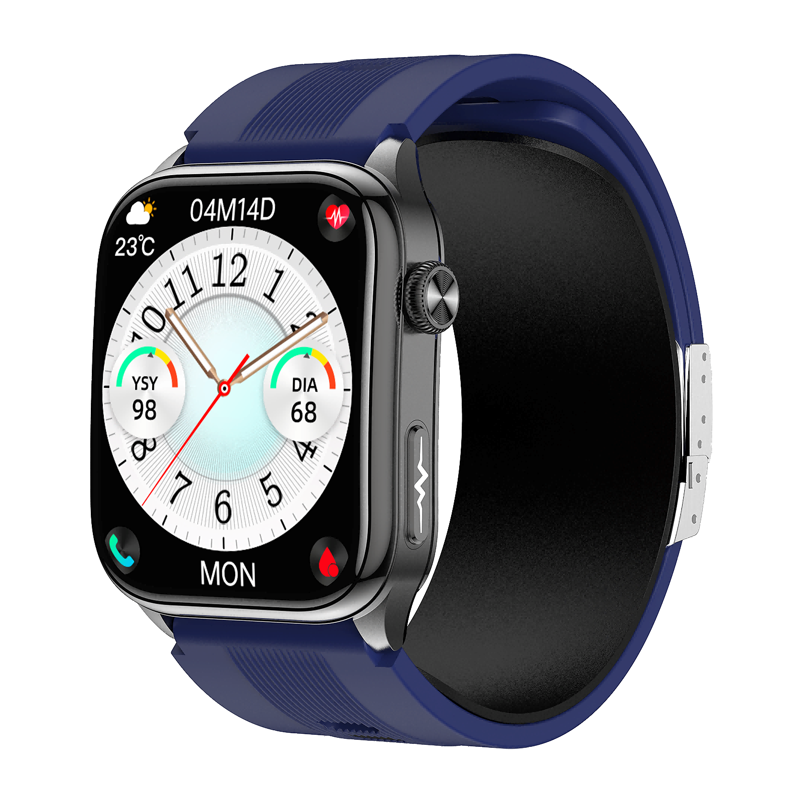S101 Smart Health Watch: Advanced AI ECG Analysis, Medical-Grade Sensors, Proactive Health Butler