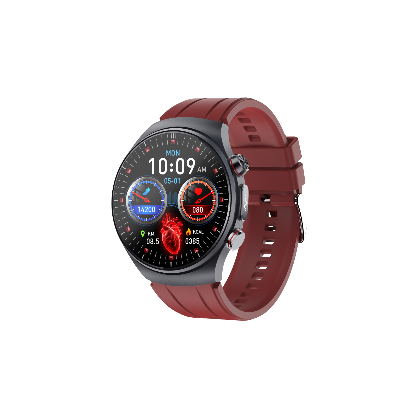 ECG Smart Watch | Heart Rate & Health Tracker | Blood Pressure, SpO2, Sleep Monitor