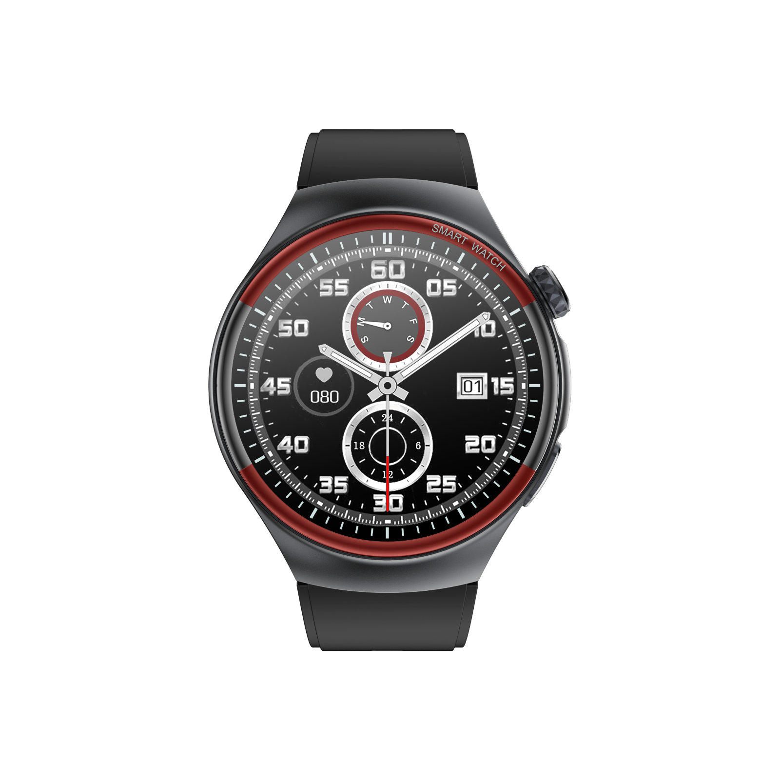 1.43" Super-Retina 360*360 Smartwatch - Non-Invasive Glucose, HRV & Body-Temp Monitor, SOS Call, NFC Door Key,Fitness Gift