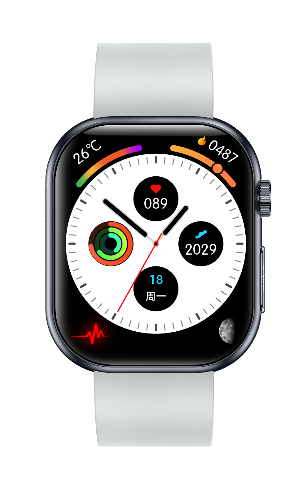 2025 2.06" AMOLED Smartwatch - Rotary Crown, Dual BT Calling, Live Blood-O2, 115 Sports, Metal Body, Marathon Battery